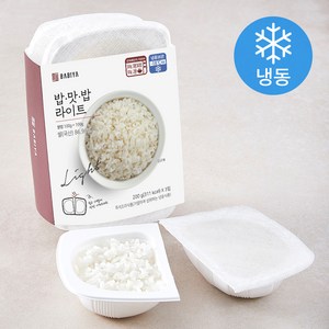 밥이야 밥맛밥라이트 쌀밥 (냉동), 200g, 3개