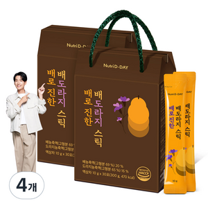 뉴트리디데이 배로 진한 배도라지 스틱 30p, 300g, 4개