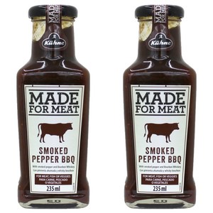 퀴네 스모크드페퍼 바베큐소스, 235ml, 2개