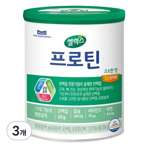 셀렉스 프로틴 고소한 맛, 304g, 3개