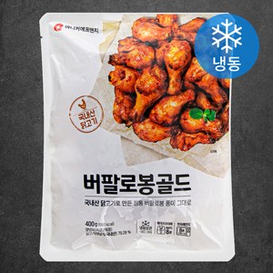 마니커에프앤지 버팔로봉골드 (냉동), 400g, 1팩