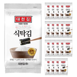 대천김 식탁김, 11g, 20개