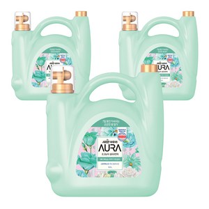 AURA 초고농축 섬유유연제 스모키머스크 본품, 5.5L, 3개