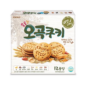 크라운 옹골진 오곡쿠키, 288g, 1개