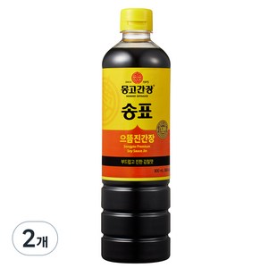 몽고간장 송표 으뜸진간장, 900ml, 2개