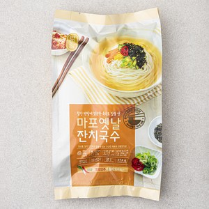 마포식품 생면 옛날 잔치국수 2인분, 372g, 1개