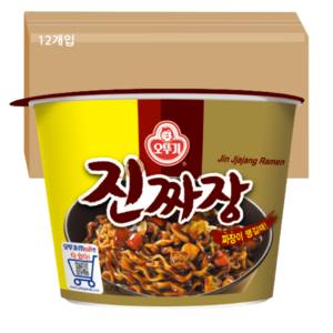 오뚜기 진짜장 컵라면 115g, 12개