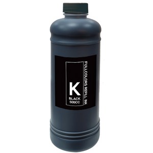 풀컬러즈 브라더 전기종 호환 리필잉크 500ml, 검정, 1개