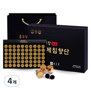 종근당 황제 침향단 + 쇼핑백, 225g, 4개