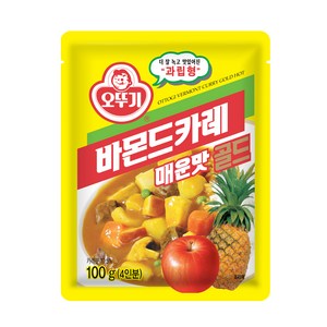 오뚜기 바몬드 카레 과립형 골드 매운맛, 100g, 1개