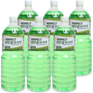 퍼펙트디테일링 에탄올 워셔액, 1.8L, 6개