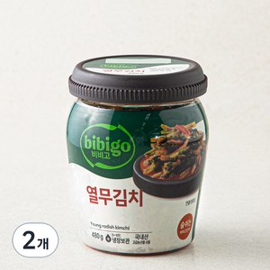 비비고 열무 단지 김치, 480g, 2개