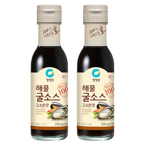 청정원 해물굴소스 고소한맛, 250g, 2개