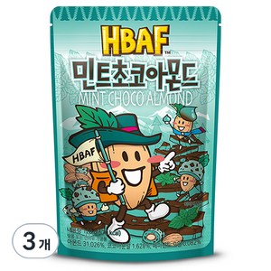 바프 민트초코 아몬드, 120g, 3개