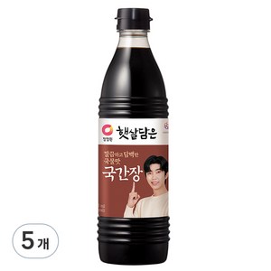 청정원 햇살담은 국간장, 840ml, 5개