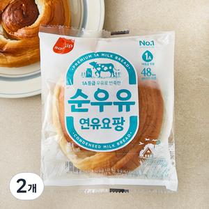 삼립 순우유 연유요팡, 80g, 2개