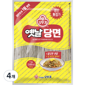 오뚜기옛날 당면, 1kg, 4개