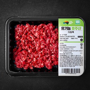 동원홈푸드 유기농 인증 소고기 다짐육 (냉장), 200g, 1개