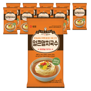 샘표 얼큰멸치국수, 101g, 10개