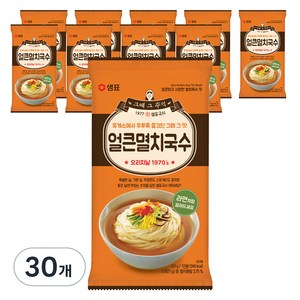샘표 얼큰멸치국수, 101g, 30개