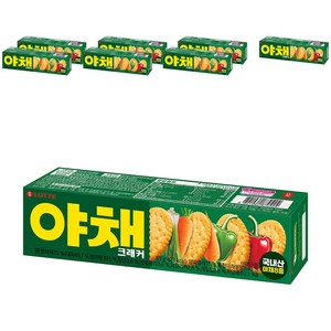 롯데웰푸드 야채 크래커 과자, 83g, 8개