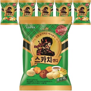 롯데웰푸드 스카치 캔디 세가지맛, 157g, 6개