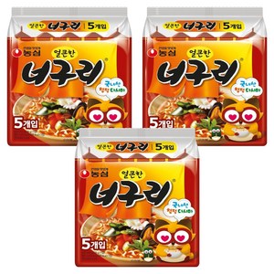너구리 얼큰한 맛 120g, 15개