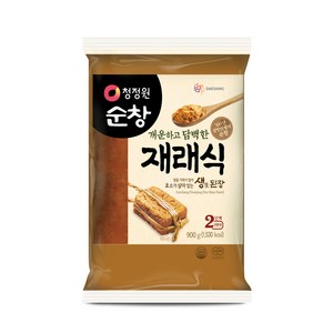 청정원순창 개운하고 담백한 재래식 생된장, 1개, 900g