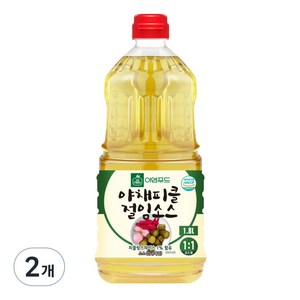 이엔푸드 야채피클 절임소스, 1.8L, 2개