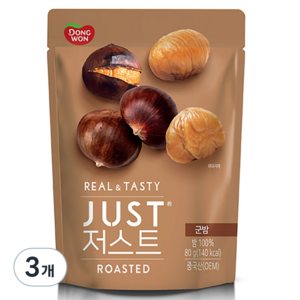 동원 저스트 군밤, 80g, 3개