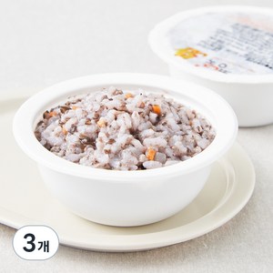 짱죽 후기 11개월부터 이유식 블루베리한우진밥, 200g, 3개, 혼합맛(블루베리/한우)