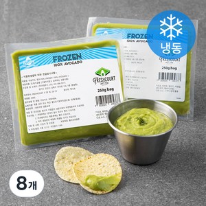 아보카도 퓨레 (냉동), 250g, 8개