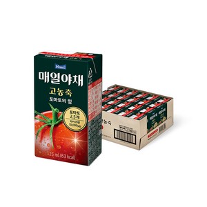 매일야채 고농축 토마토의 힘, 125ml, 24개