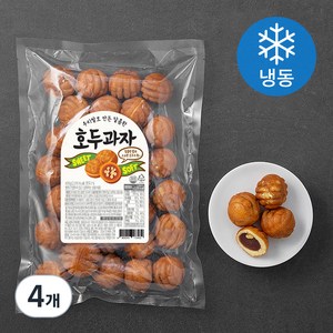 우리쌀로 만든 달콤한 호두과자 (냉동), 600g, 4개