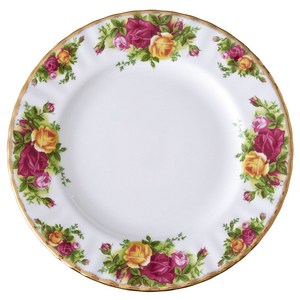 로얄알버트 황실장미 COUNTRY ROSE ROUND PLATE IOLCOR00102, 혼합색상, 21cm, 1개