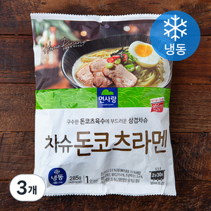 면사랑 차슈돈코츠라멘 1인분 (냉동), 331g, 3개