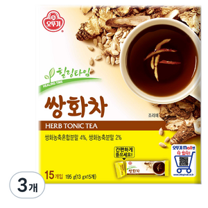 오뚜기 쌍화차, 13g, 15개입, 3개