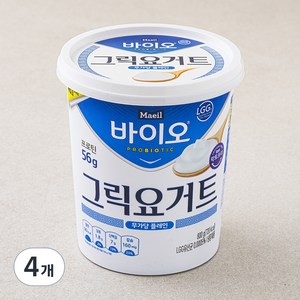 매일유업 바이오 그릭 요거트, 800g, 4개