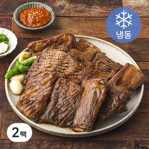 봄내푸드 수제 돼지갈비 (냉동), 1kg, 2팩