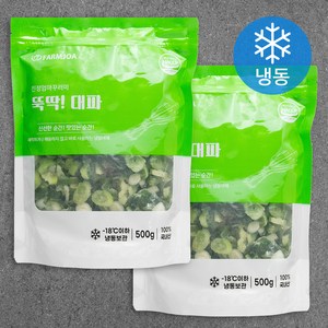 친정엄마꾸러미 뚝딱! 대파 (냉동), 500g, 2개