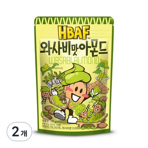 바프 와사비맛 아몬드, 120g, 2개