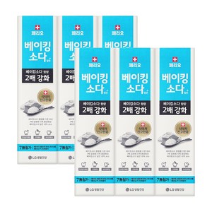 페리오 베이킹소다 담은 플러스 치약, 100g, 6개