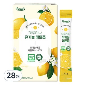 퍼니트 하루하나 유기농 레몬즙, 20g, 28개