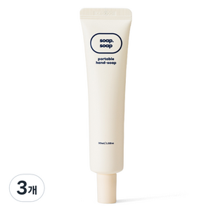 1555 소프소프 휴대용 핸드워시, 30ml, 3개