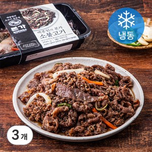 백종원의 본가 소불고기 (냉동), 250g, 3개