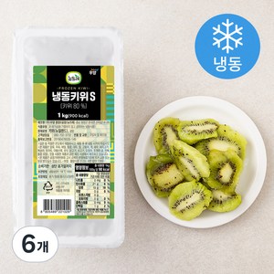 우양 뉴뜨레 키위 S 슬라이스 (냉동), 1kg, 6개