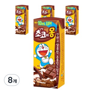 남양유업 초코에몽, 190ml, 8개