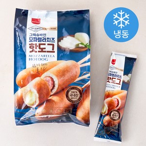 그릭슈바인 모짜렐라치즈 핫도그 (냉동), 80g, 7개