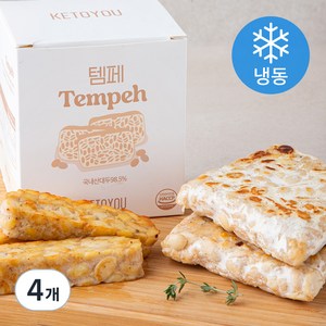 키토유 템페 4개입 (냉동), 400g, 4개