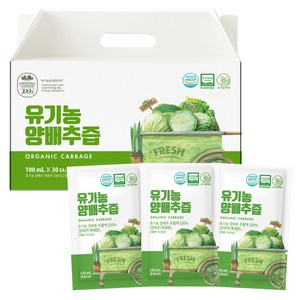 유기농마루 양배추즙 30팩, 3L, 1박스